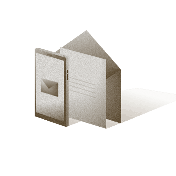 Digital invitation page illustration